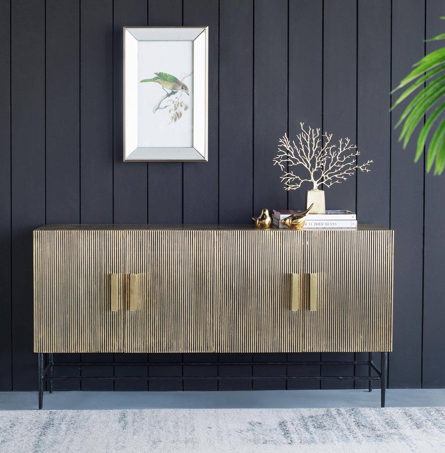 A&B Home Group Inc. - Wholesale Muurkunst set - S/2 Vogel Spiegel Frame Print5