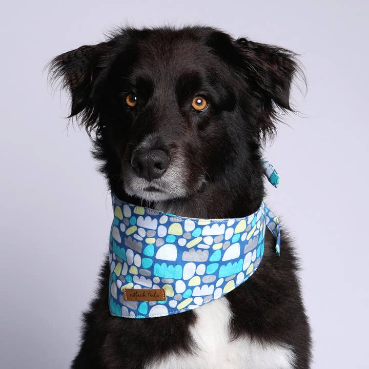 Outback Tails – wholesale Bandana - Hund – Hundbandana - Puli Puli (Blå)