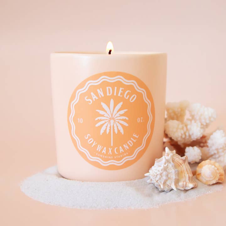 Sunshine Studios - Vente Bougie en bocal - Bougie San Diego