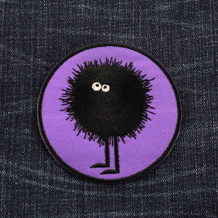 Tribal Trade GmbH - Wholesale Patch - Purple furry head patch 8cm patch2