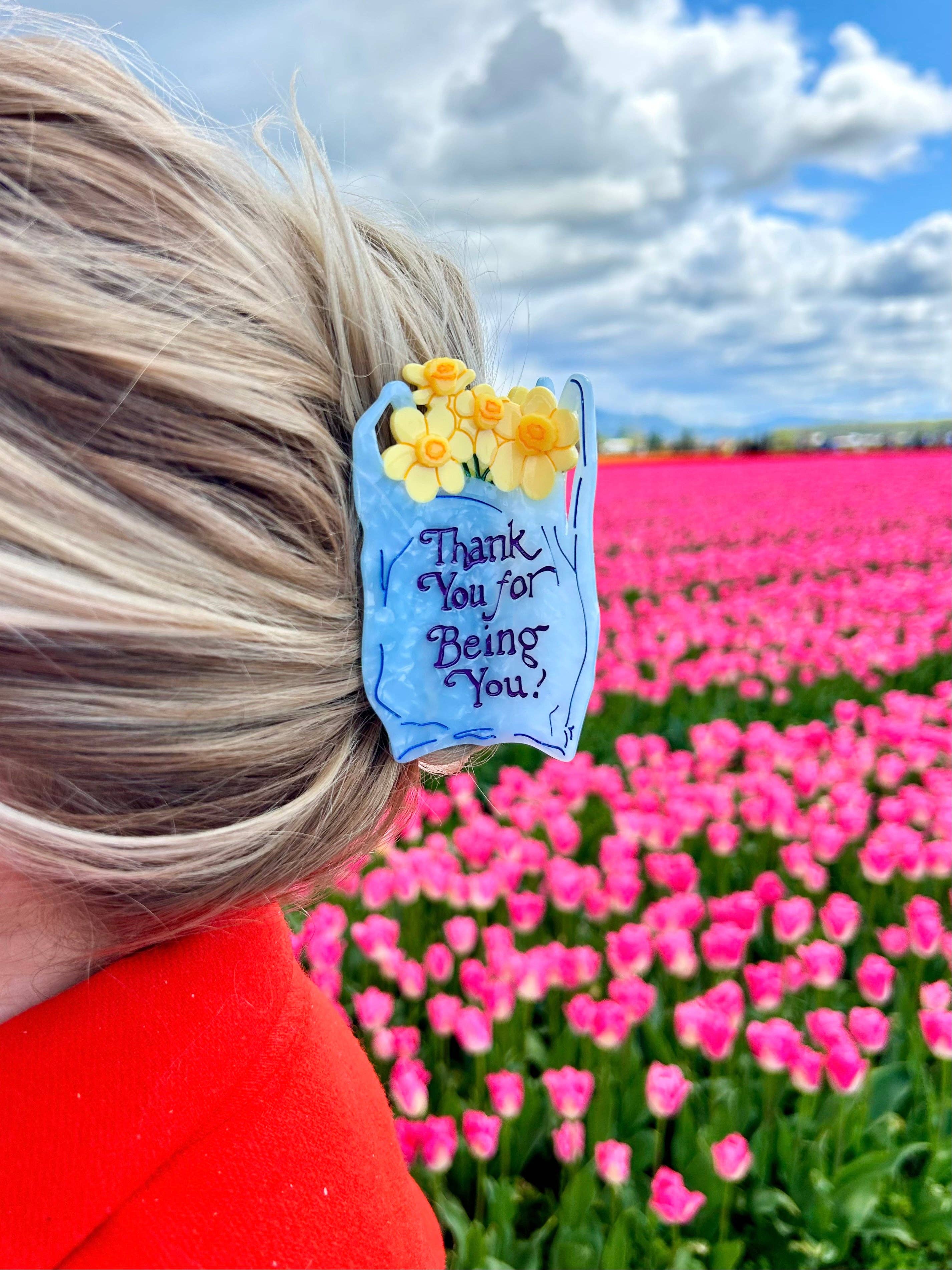 The Peach Fuzz - Wholesale Hair Accessories Set - Women's - Thank You Bag Hair Claw TPF x Lindsey Cherek Waller9