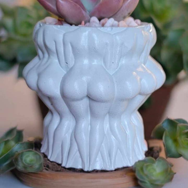 Fern and Folk - Wholesale Plant Pot - Small booty pot | Butt Pot | Female Butt | Female Pot 0