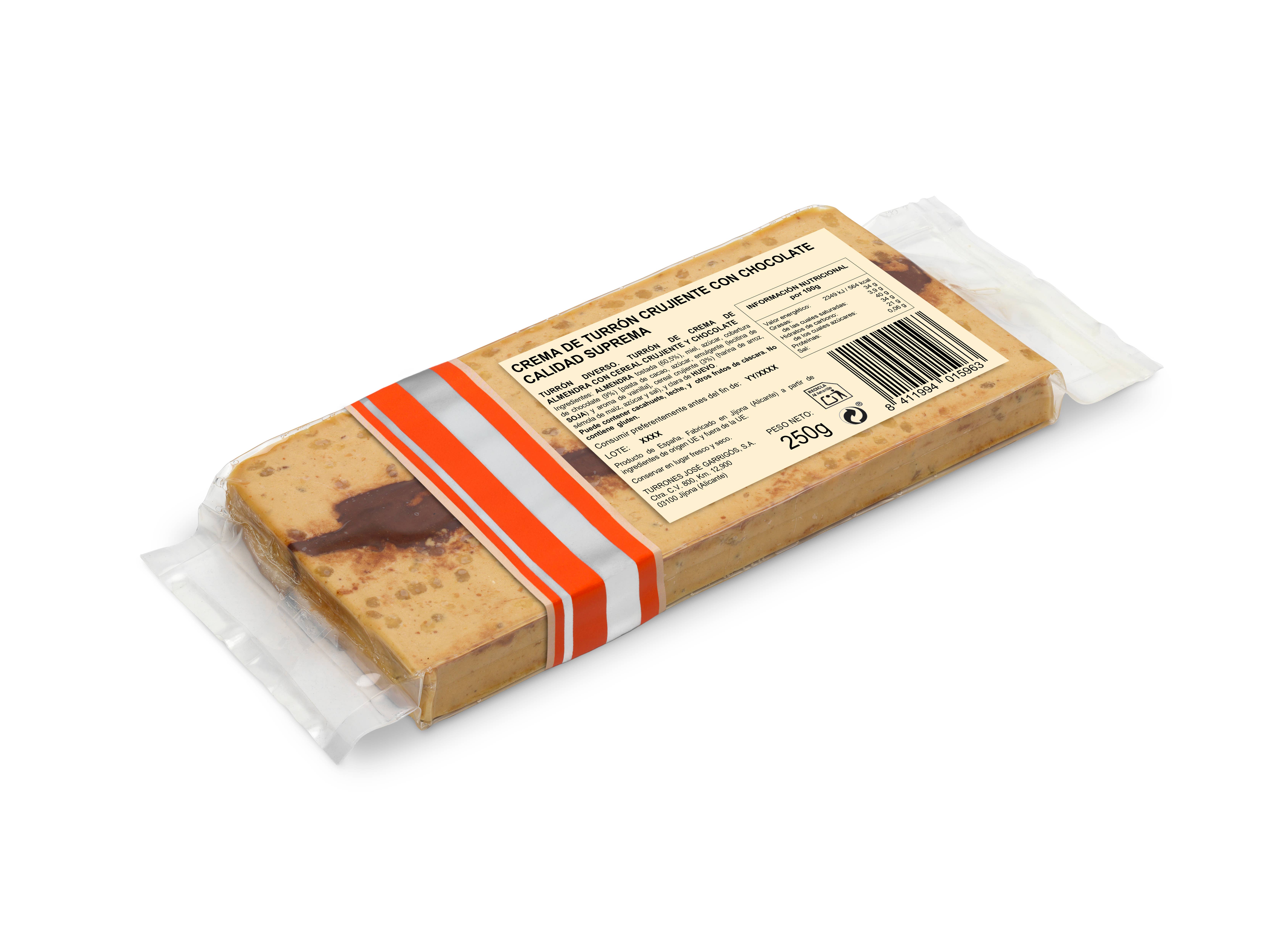 CASTILLO DE JIJONA - Wholesale Nougat - Nougat Cream of Crunchy Nougat with Artisan Chocolate1