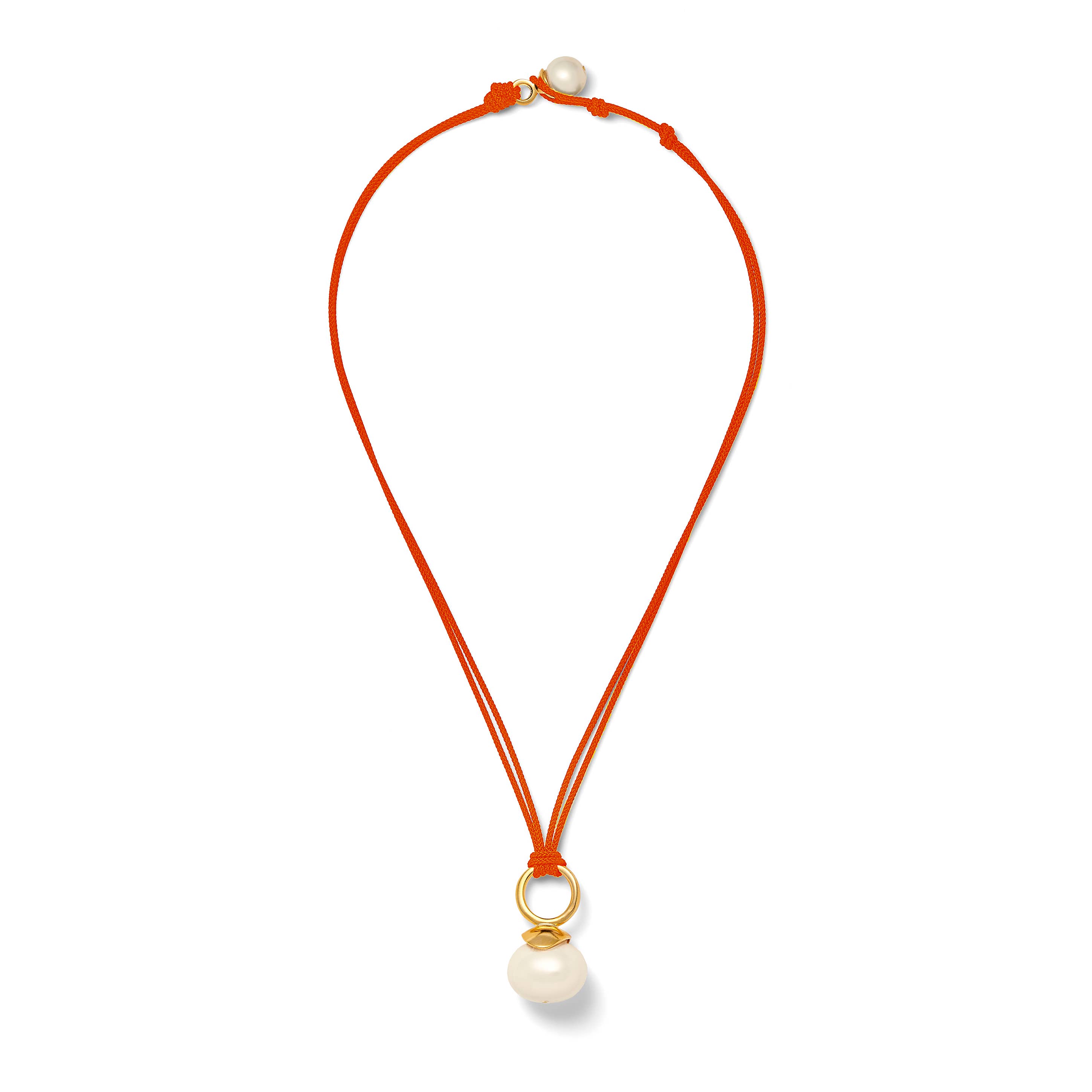 CC & Co by Catherine Canino - Wholesale Pendant/charm necklace - Pebble Pearl Cord Pendant2