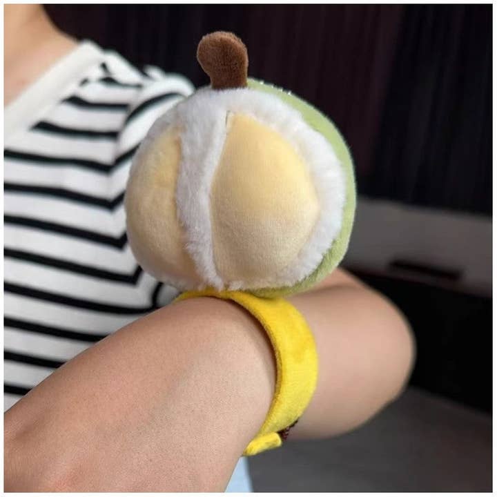 Stress Relief Plush Durian Popping Toy for wholesale by kycozy