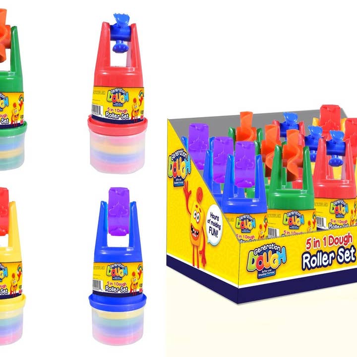 5 in 1 Dough Roller Set for wholesale by Anker Play Products