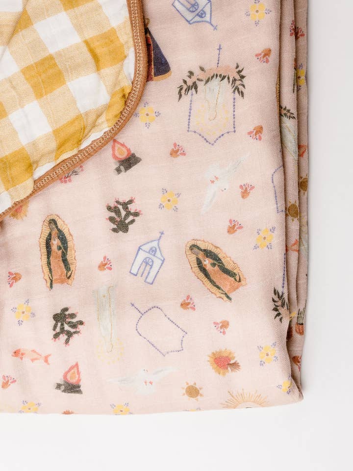 Be A Heart - Wholesale Receiving Blanket - Baby - Pink Marian Deluxe Muslin Baby Blanket Quilt