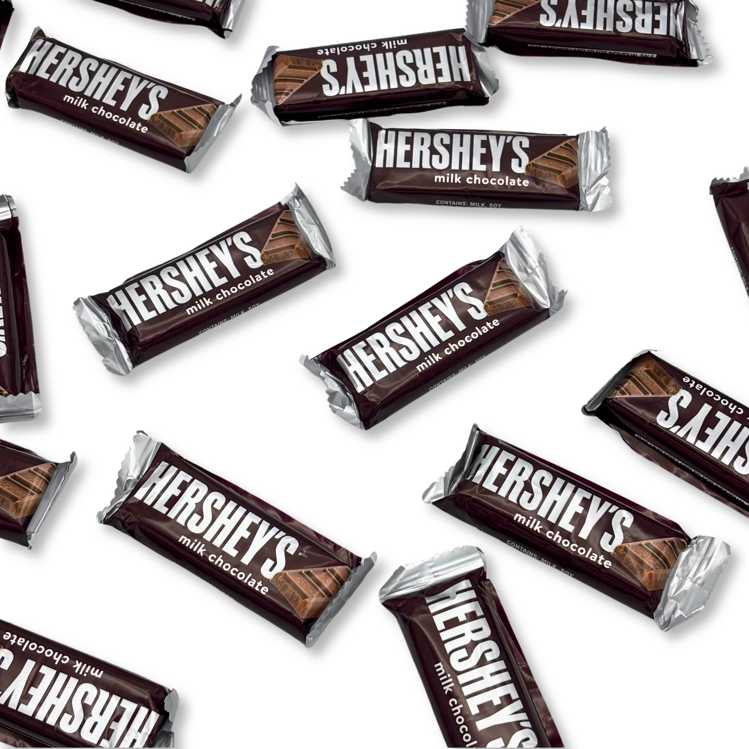 Candy In Bulk - Vente Barre chocolatée - Chocolat au lait Hershey's - Taille collation, sac économique en vrac1