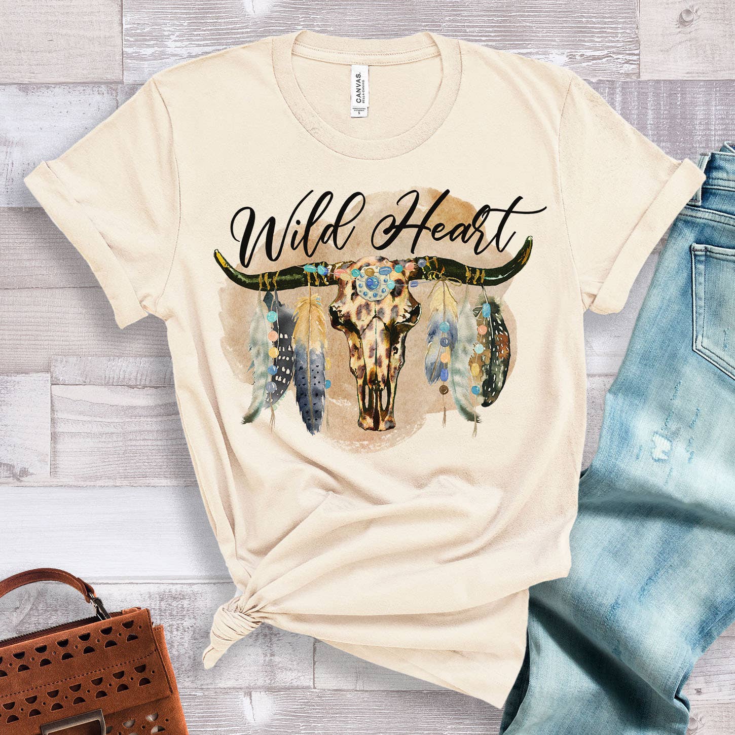This Joyful Home - Wholesale T-Shirt (Graphic) - Women's - Wild Heart Graphic T-Shirt6