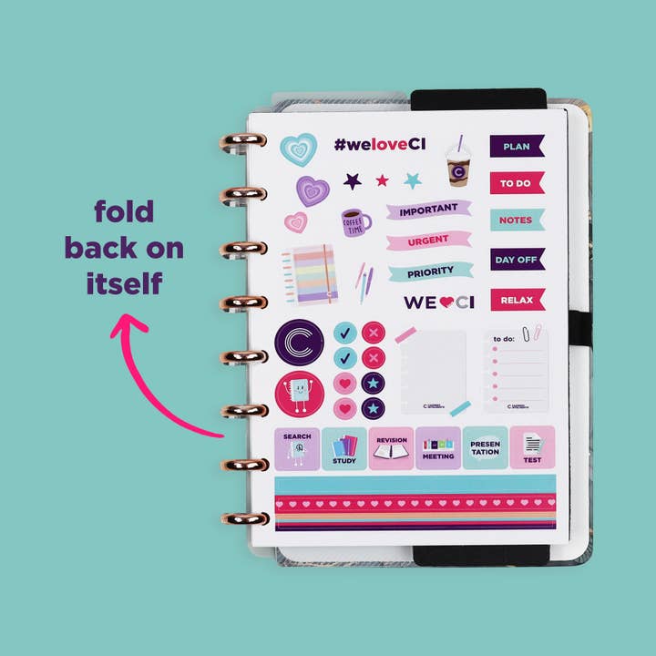 Create a Notebook - Wholesale Notebook - Rainbow Discbound Notebook Small 5.8 x 8.3 Inches