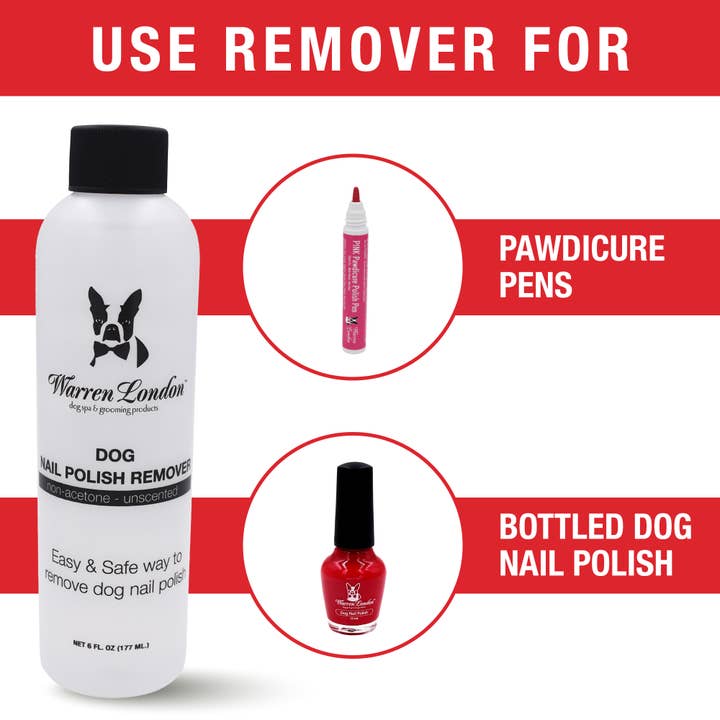 Warren London Dog Products - Wholesale Nail polish remover - Dog Nail Polish Remover - 8 oz4