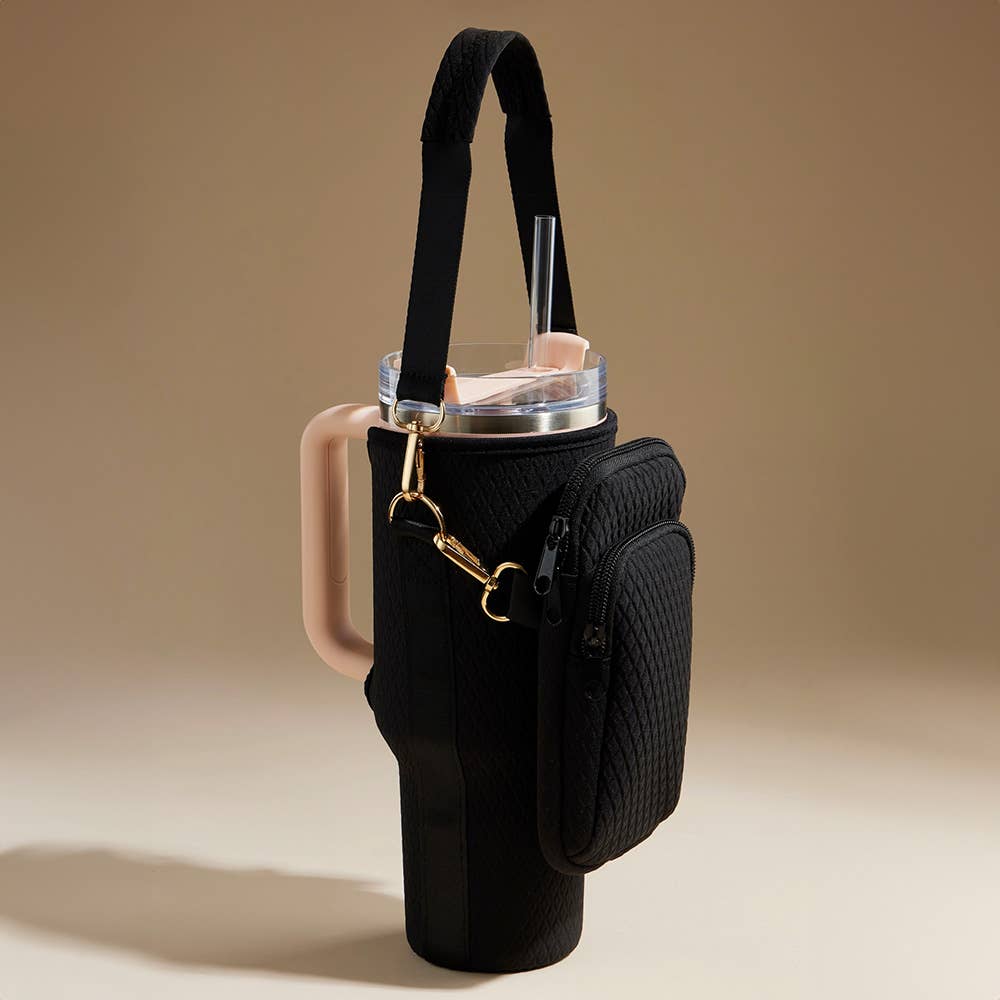 Sensibling Corp. – wholesale Crossbody bag – Women's – 40oz Tumbler Bottle Scuba Bag4