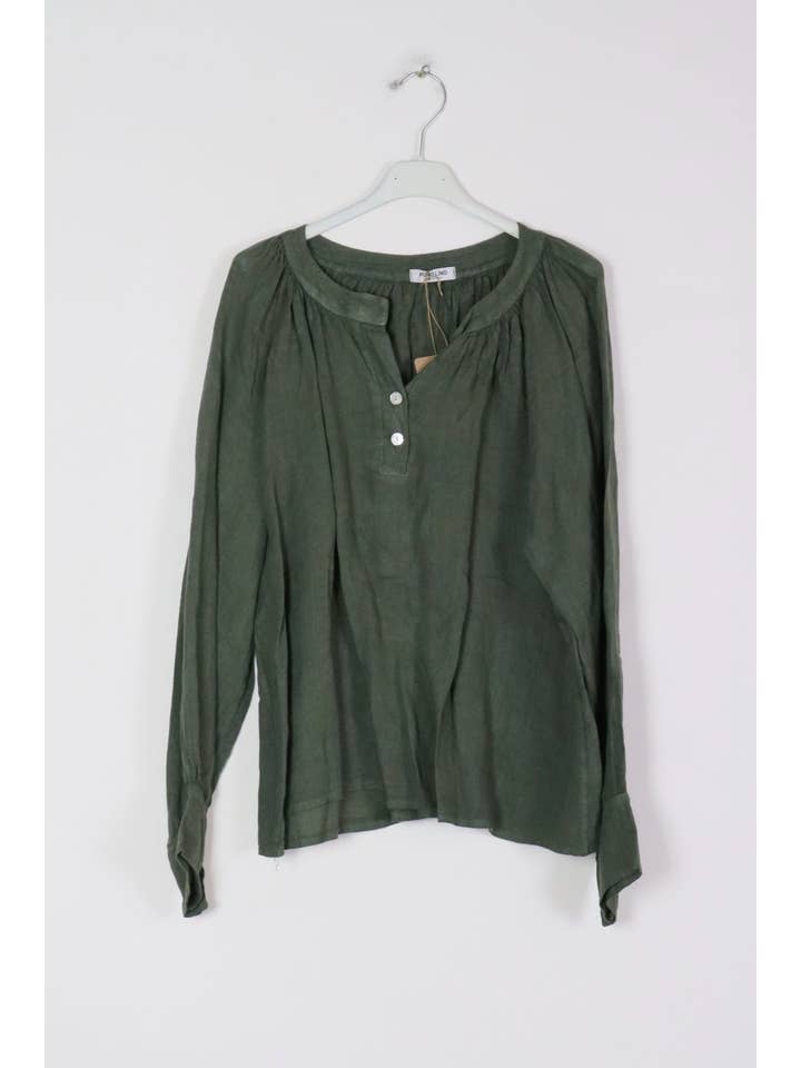 LÉA & LUC – wholesale Blus - Dam – Blus i 100 % linne REF.792331