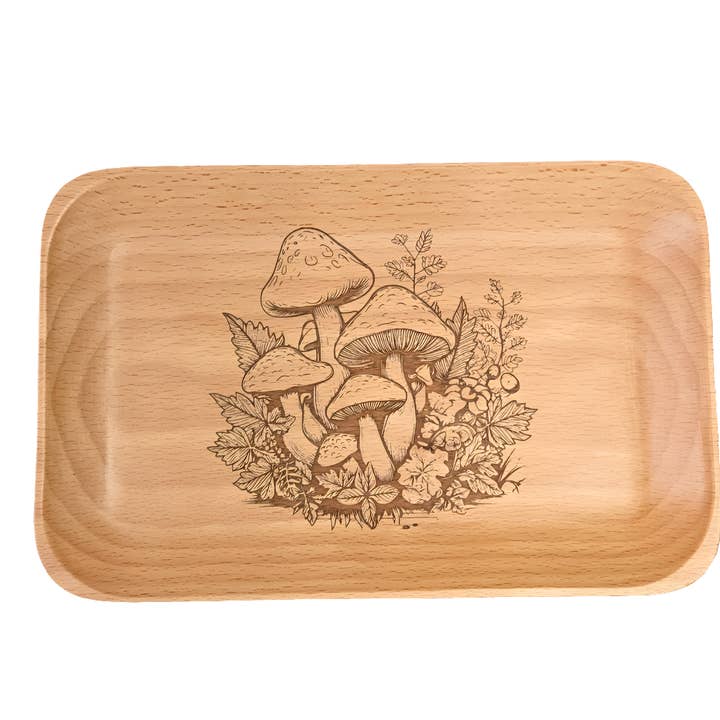 Black River Arts - Wholesale Jewelry Dish - Rectangle Beech Trinket Tray 6x9"3