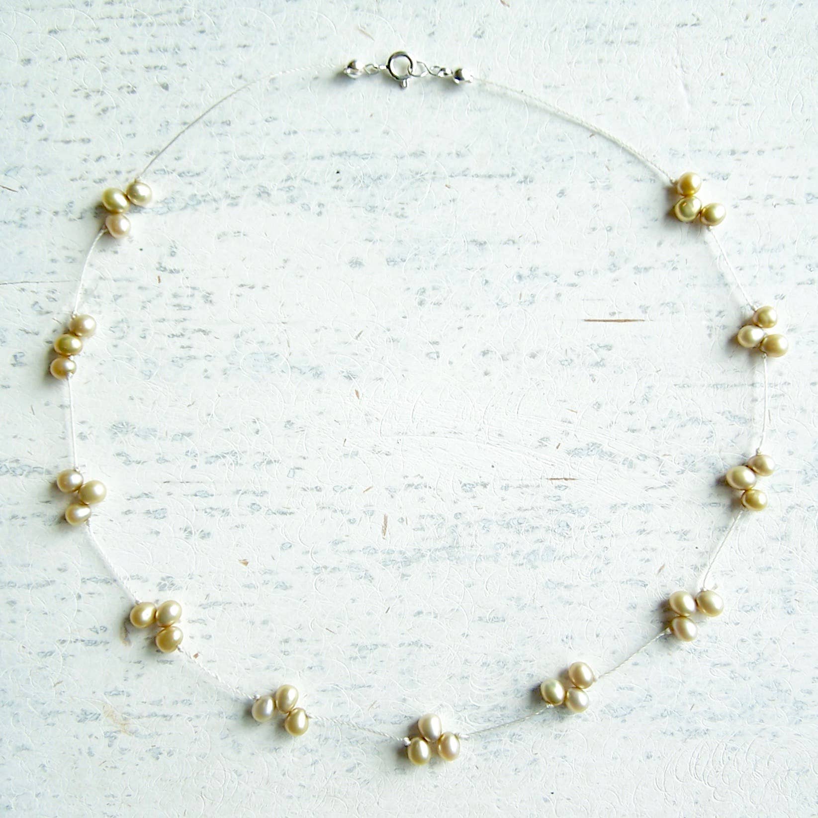 Jo Bird Jewelry - Venta al por mayor Collares de cuentas/perlas - Collar de perlas anudadas - Collar de lluvia5