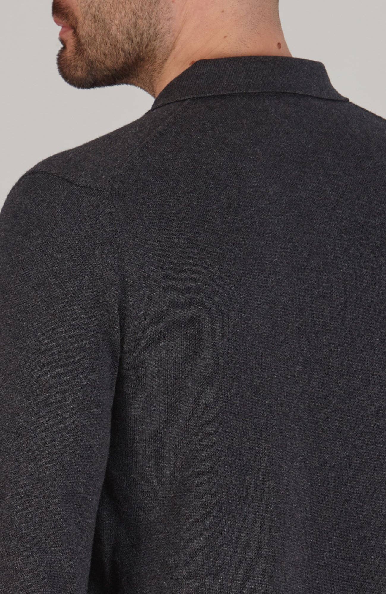 Paul James Knitwear – wholesale Polo – Men’s – Mens Lightweight Cotton Long Sleeve Knitted Polo Shirt33