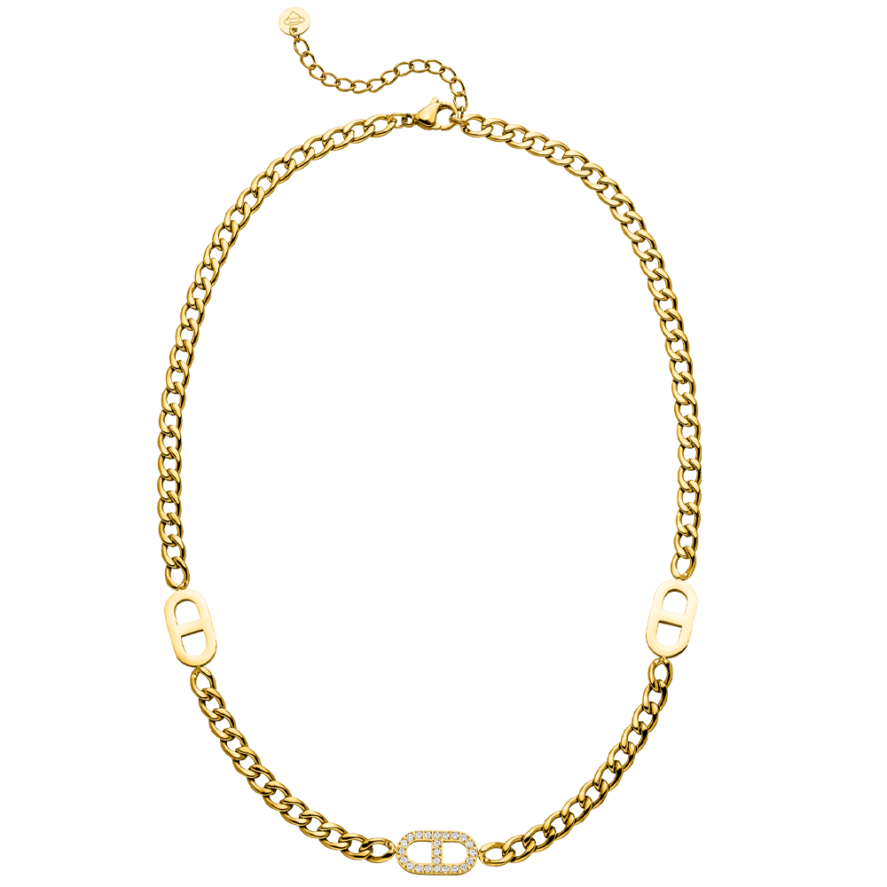 Schmuckgroßhandel - Wholesale Link & Chain Necklace - Prestige 2 necklace | 18K gold plated4