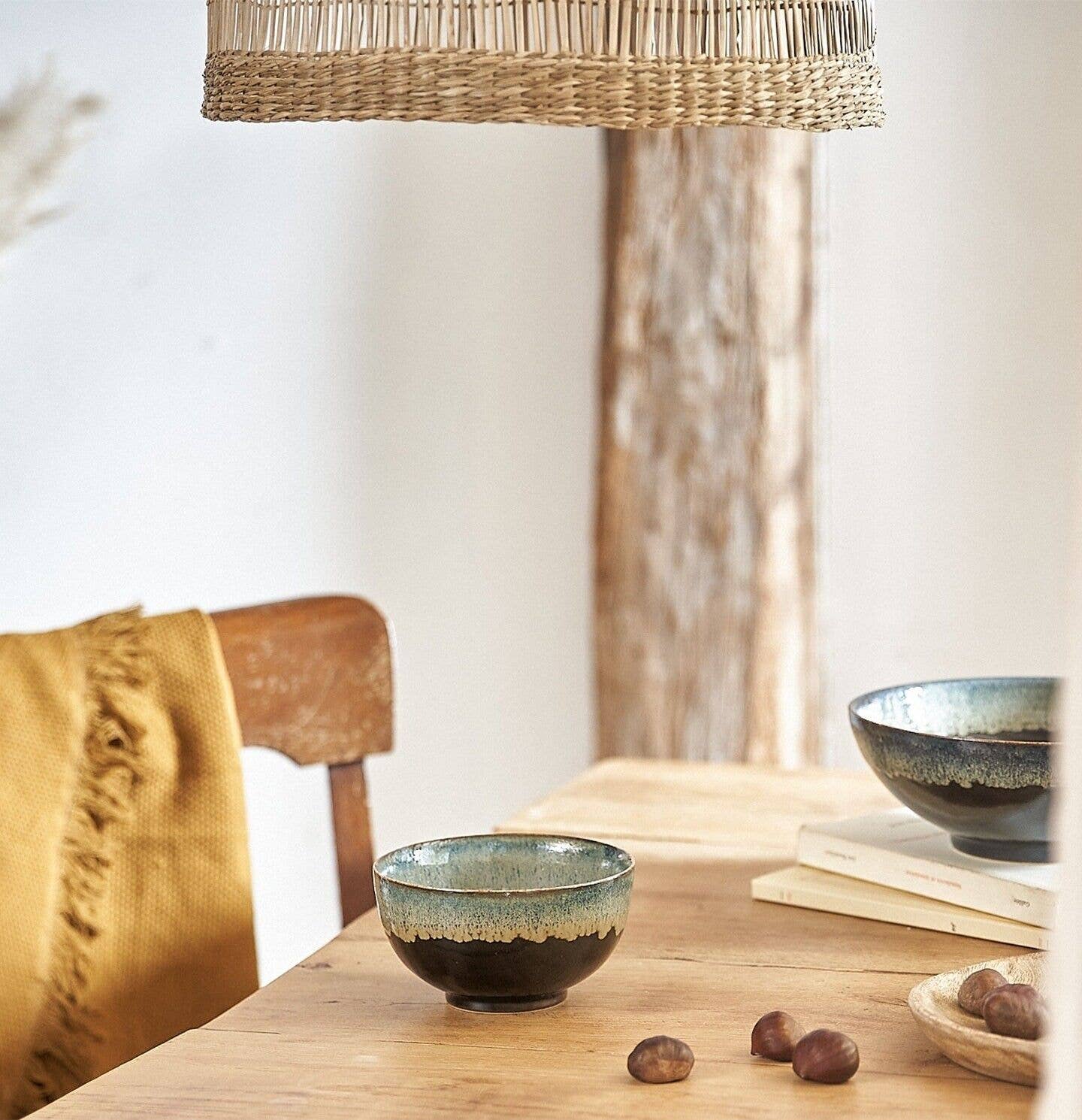 Maison jiki - Wholesale Decorative Plate/Dish/Bowl - Tenmoku Shinoragashi 13.2 x 7.4 cm3