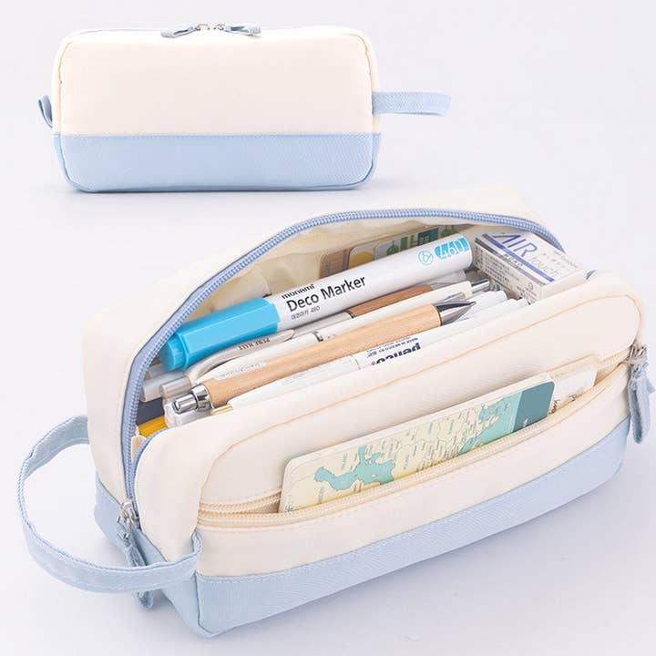 ACCITY - Wholesale Pencil Case/Pouch - NEW LARGE CAPACITY DOUBLE LAYER PENCIL CASE_CWMM19791