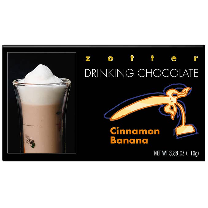Banane à la cannelle (chocolat à boire) pour la vente par Zotter Chocolates