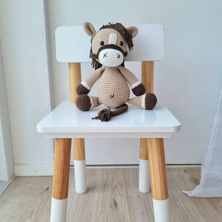 Teddi Bebe - Wholesale Stuffed/Plush Toy - Kids & Baby - XXL horse brown/beige3