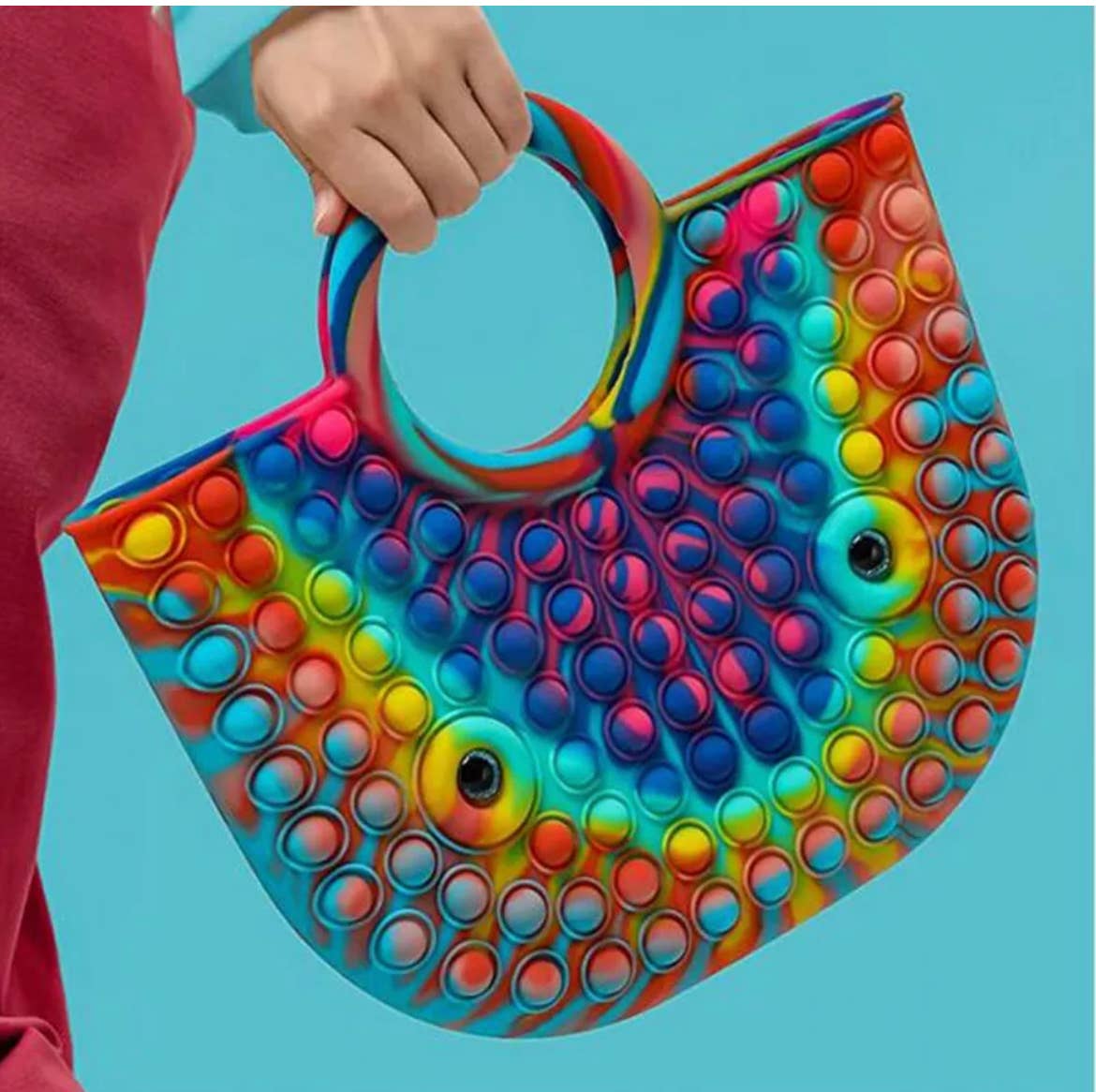 AlexisandGreenberg - Wholesale Fidget Toy - Kids - Fidget Fashion Push Pop Bubble Pop Purse Rainbow8
