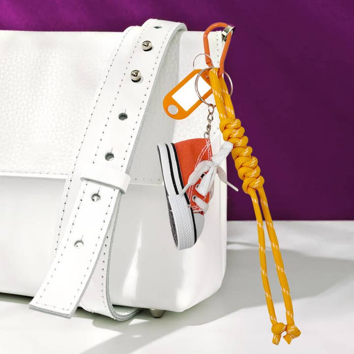 Madeline Love - Wholesale Keychain – Women's - Sneakers Name Tag Braided Thread Keychain / Bag Charm1