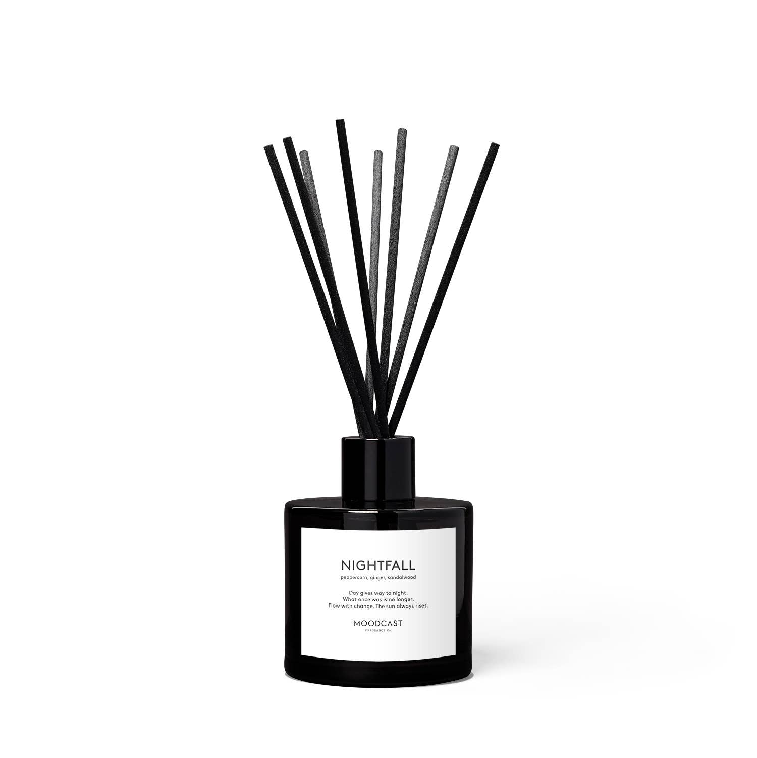 Moodcast Fragrance Co. - Vente Huile parfumée - Diffuseur à roseaux - Nuit & Jour - Tombée de la nuit - Bocal en verre de 3,4 oz0
