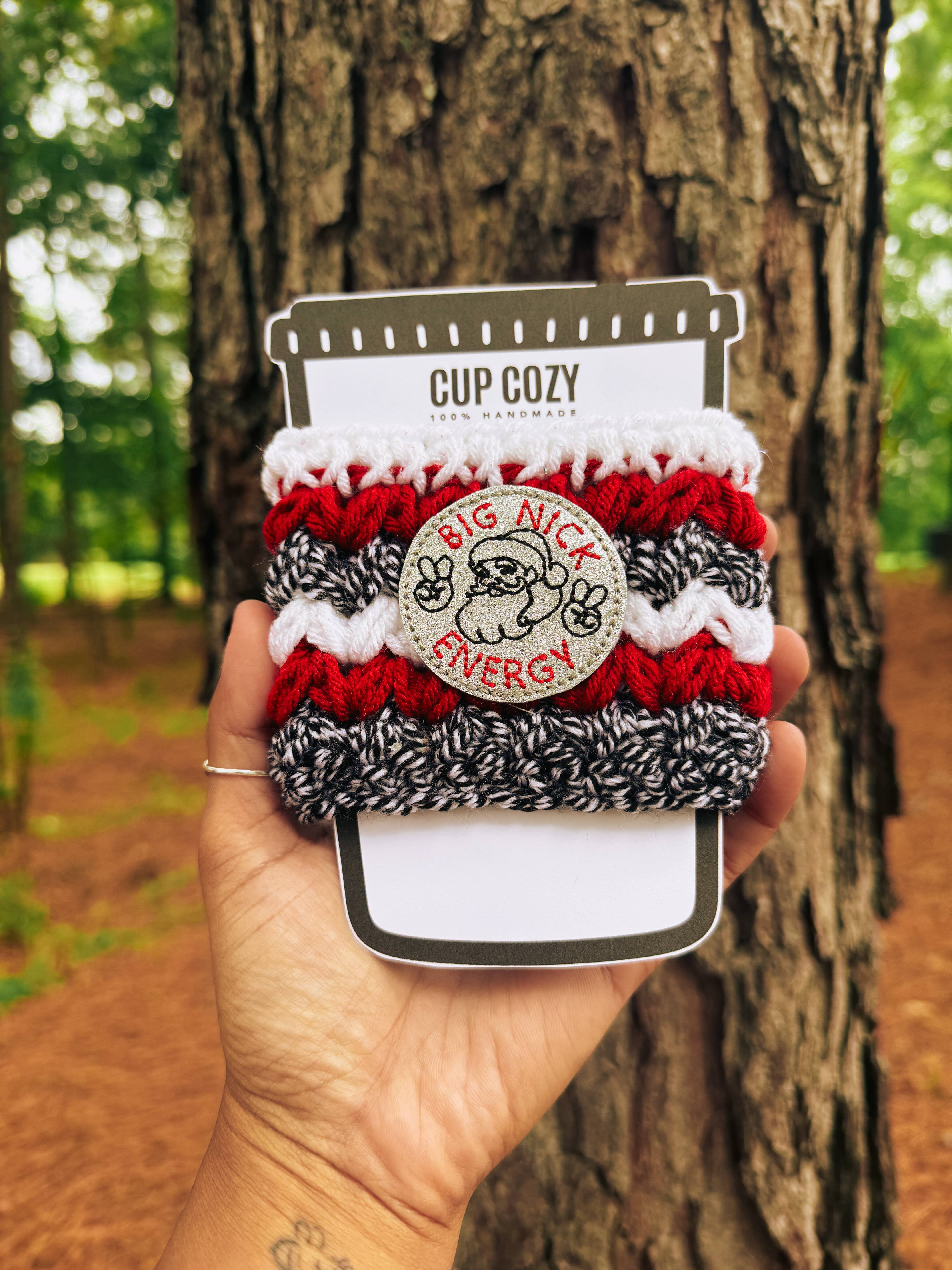 WanderlustBee – wholesale Drinkkramare – Stor Nick Energi Julmuggvärmare / Julkaffemuggvärmare1