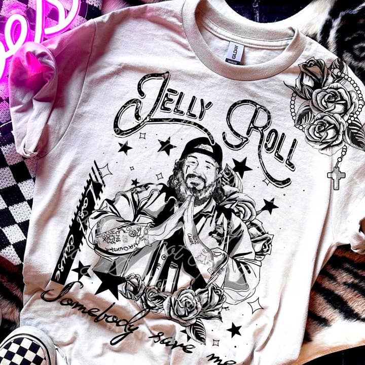 Somebody Save Me T-Shirt or Sweatshirt with Sleeve Print for wholesale by STRONG N FREE CDN