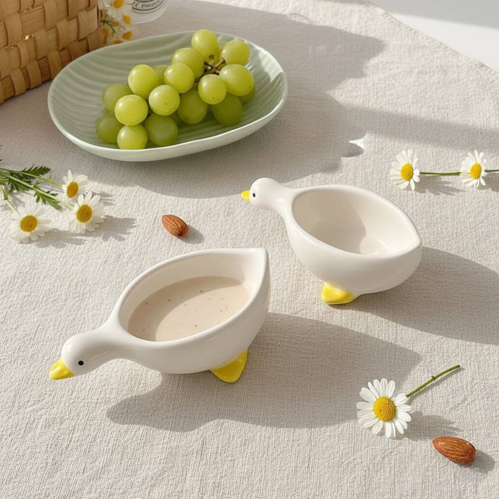 Otterware - Wholesale Condiment/Dip Bowl - Quirky Handcrafted Duck Ceramic Dipping Dish/Bowl1