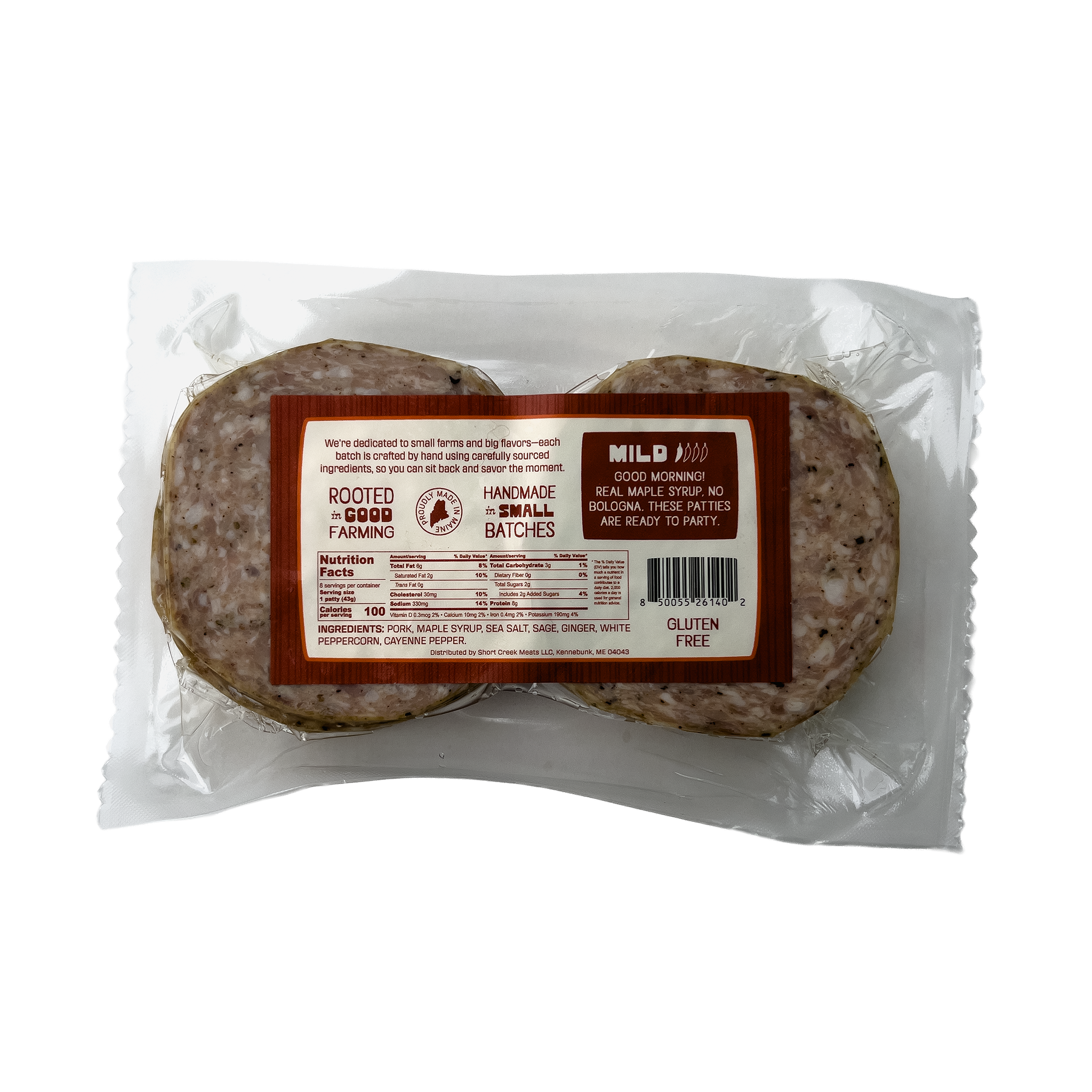 Short Creek Farm - Wholesale Sausage - Maple Breakfast Patties1