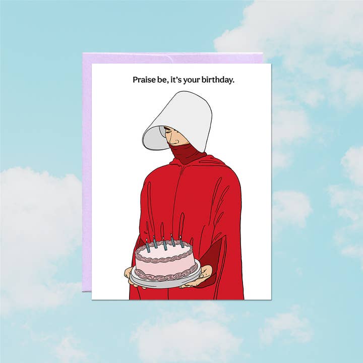 Party Mountain Paper co. - Wholesale Birthday Card - Handmaids Birthday | Last Chance