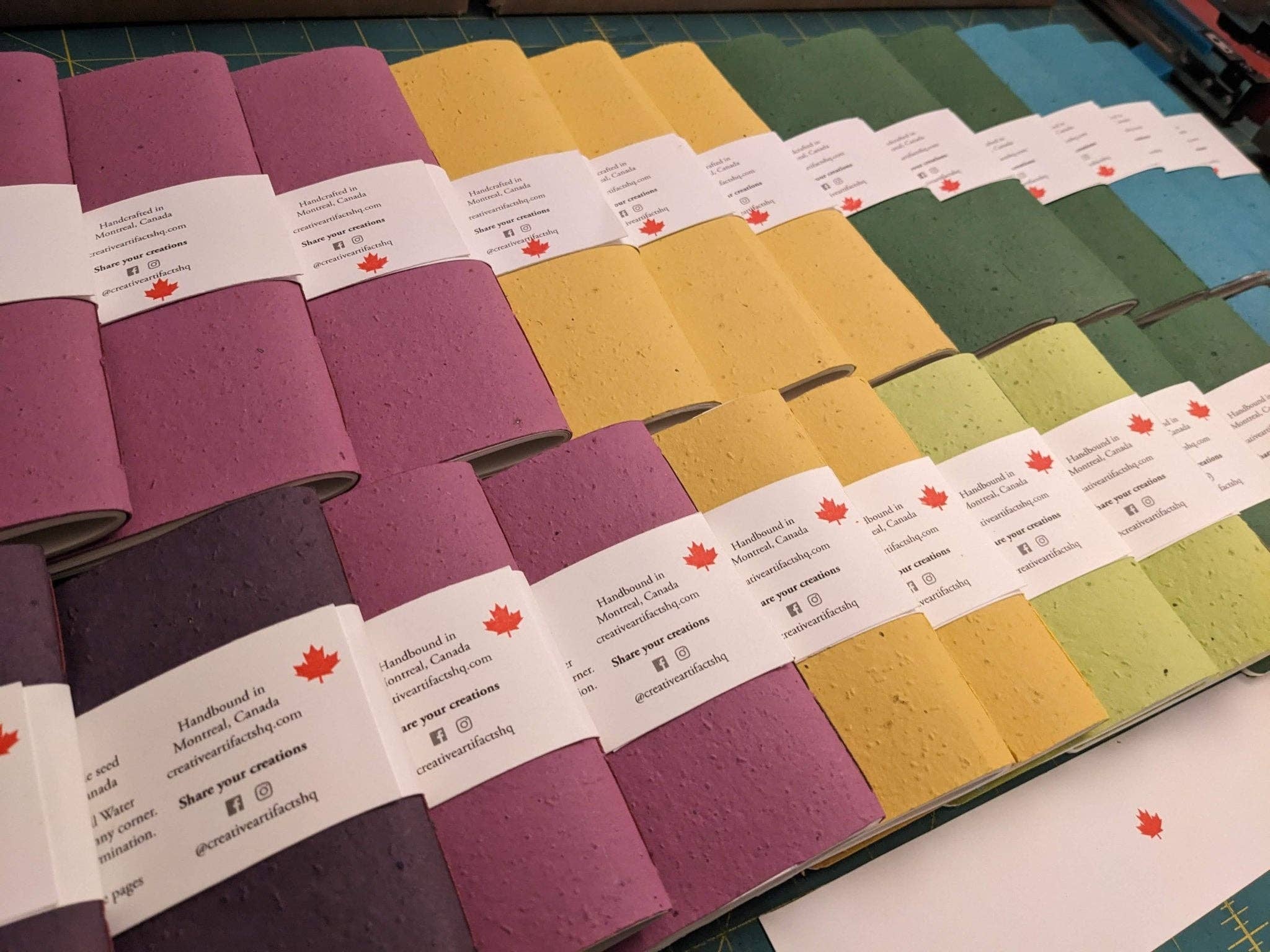 Creative Artifacts HQ - Wholesale Notebook - Pocket | Plantable Cotton Notebook14