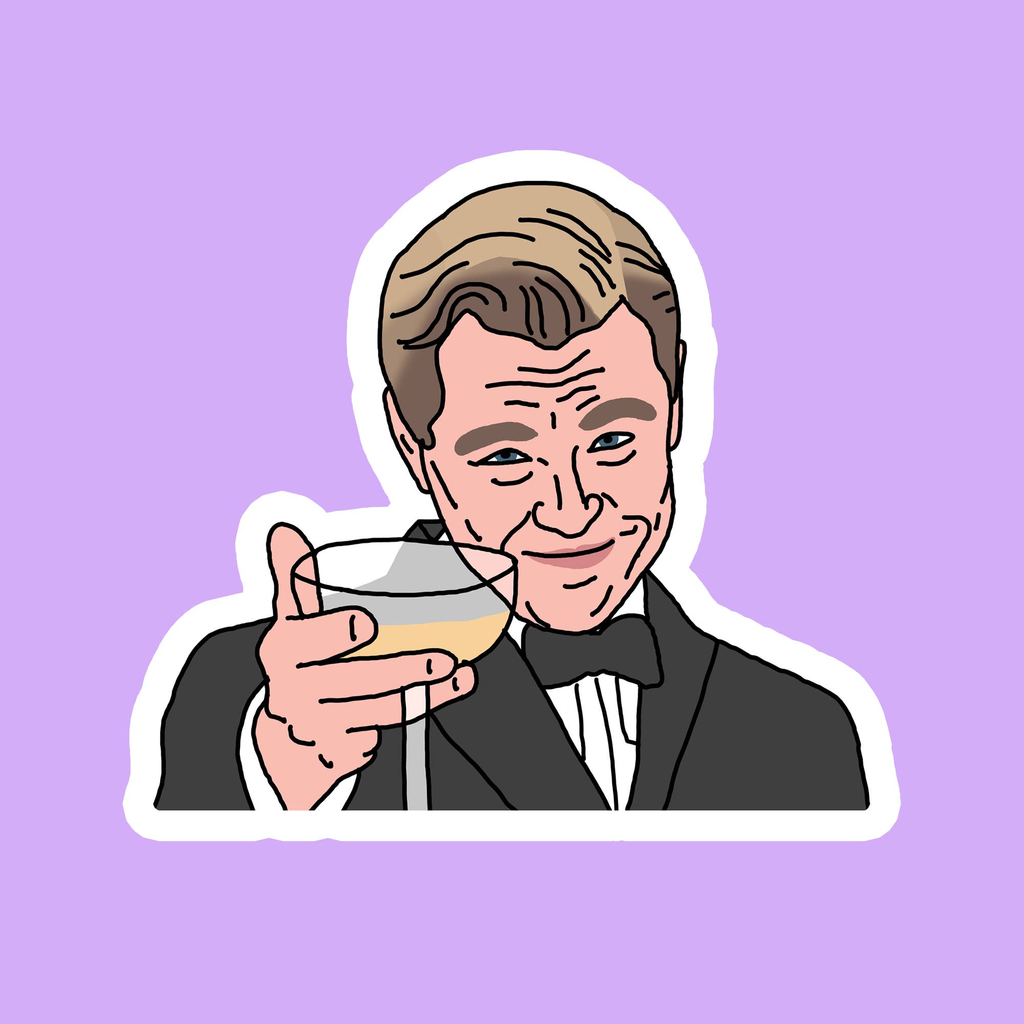 Pop Hot Cards – Engroshandel Klistermærke – Leonardo DiCaprio Skål Meme Sticker
