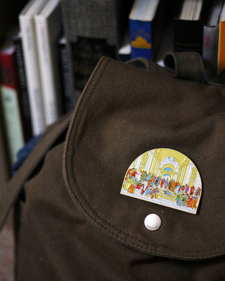 Pin Museum - Wholesale Lapel Pin/Button - The School of Athens • Enamel Pin1