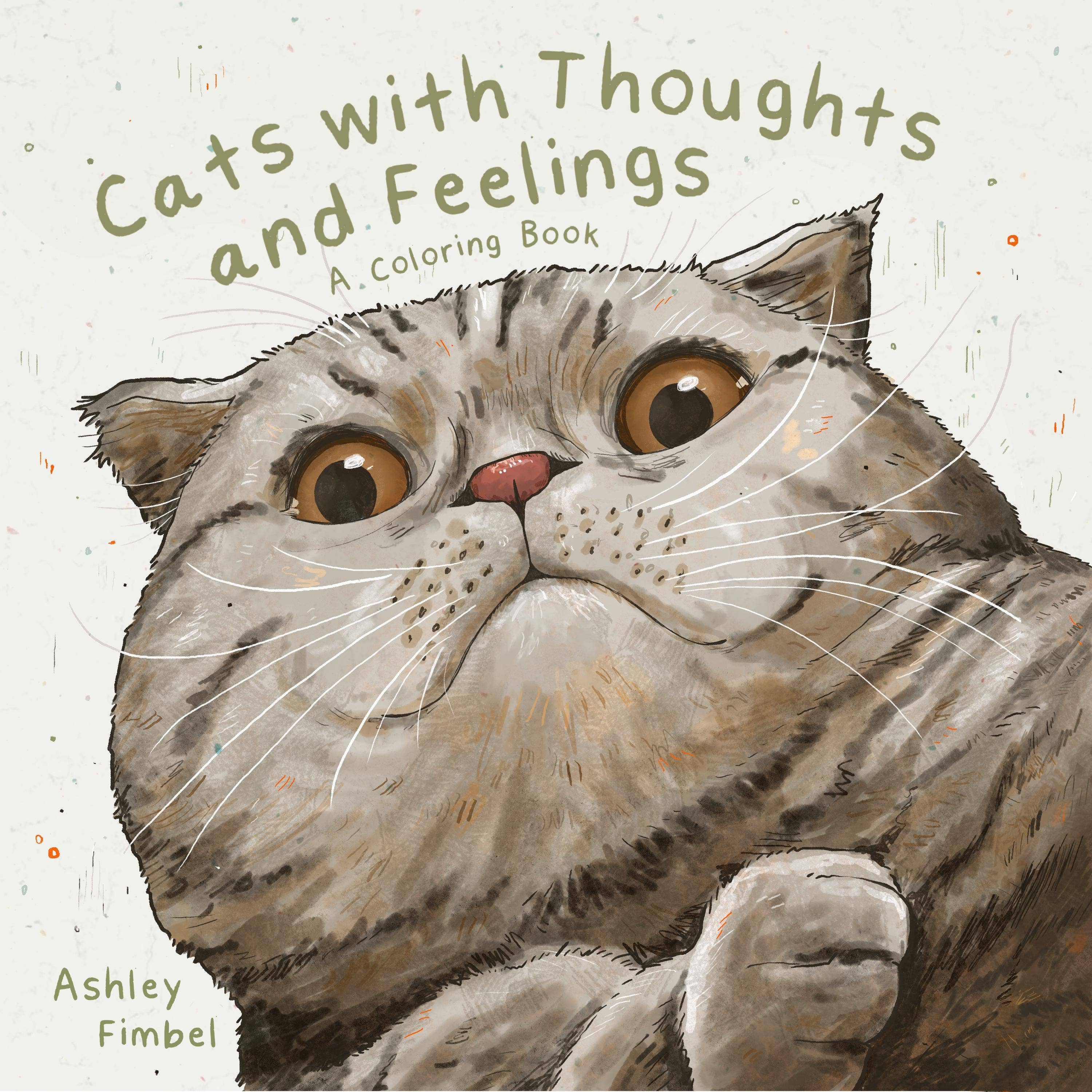 Art Fimbel - Wholesale Coloring & Activity Book - Adult - Cat Coloring Book, Cats With Thoughts And Feelings2