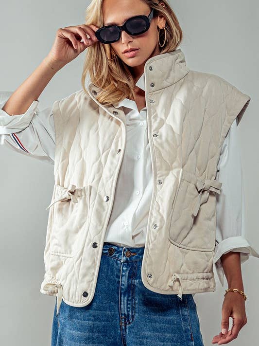 Urban Daizy - Wholesale Outerwear Vest - Women's - FRESH AIR QUILTED VEST