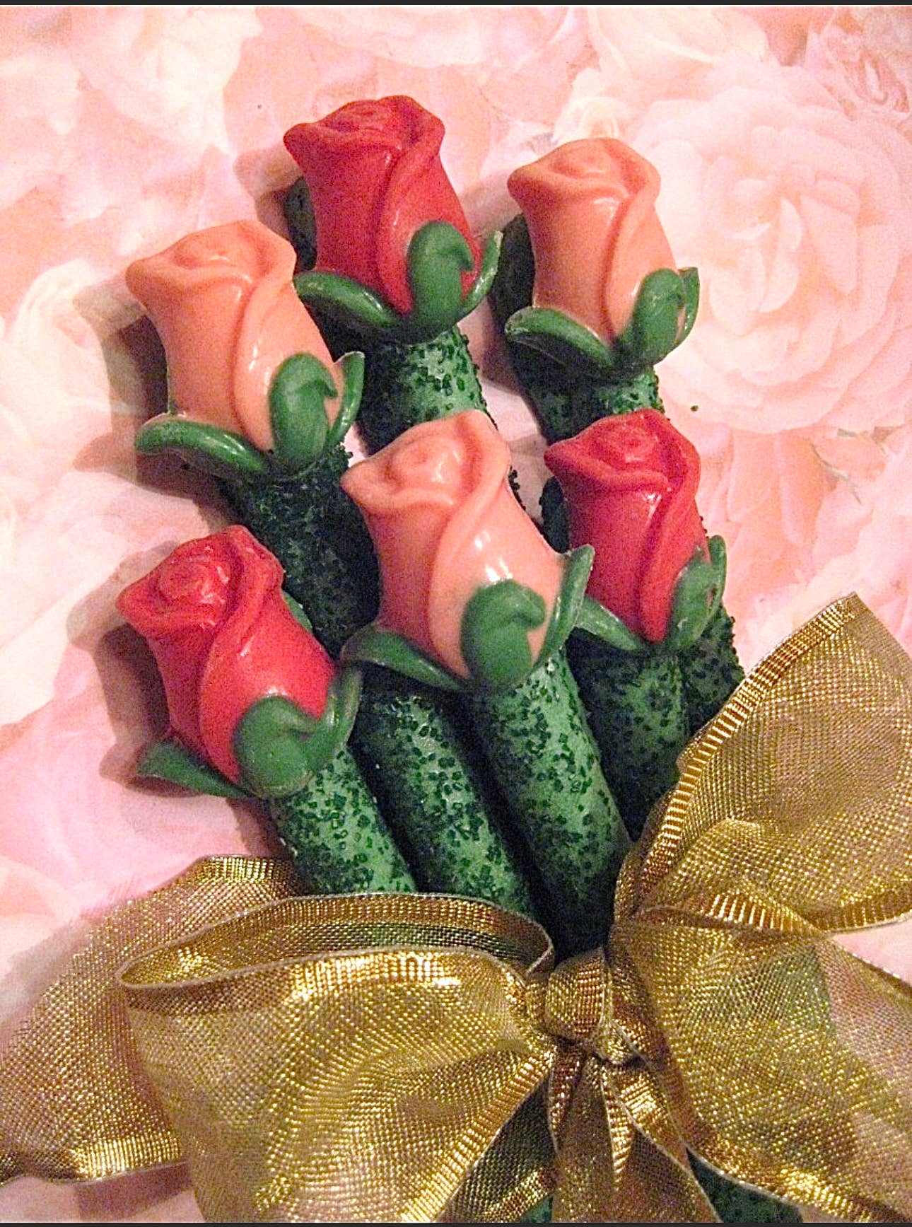 Delightful Chocolates - Wholesale Chocolate Covered Sweets - Long Stem Rose Chocolate Covered Pretzel Rods3