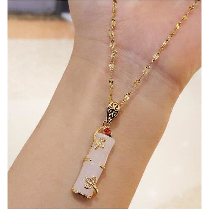 ElevateWell - Wholesale Pendant/Charm Necklace - Bamboo Pendent Necklace2