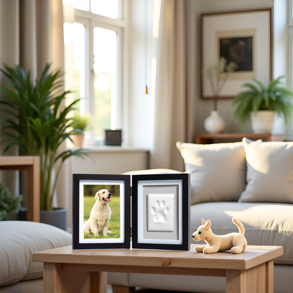 Pearhead - Wholesale Picture Frame - Pawprints Keepsake Photo Frame & Clay Impression Kit9