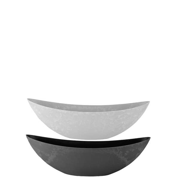 Vosteen - Wholesale Plant Pot - Plastic Jardiniere Style L39cm W12cm H13cm Light Gray0