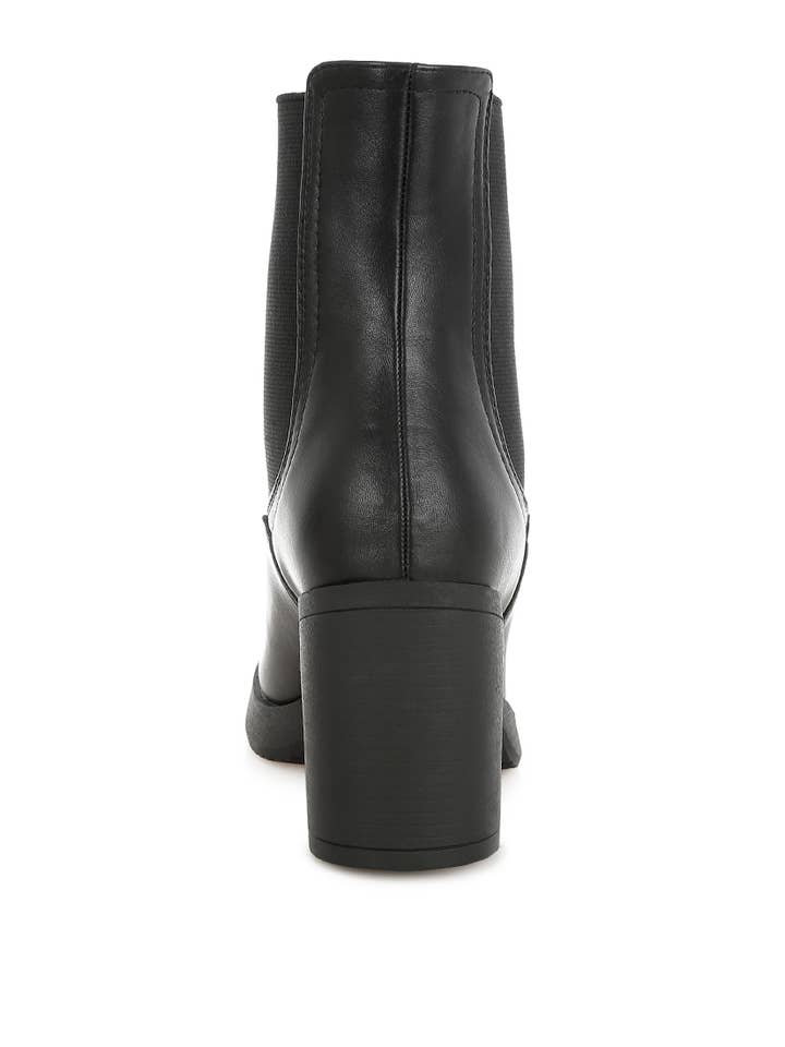 Rag Company - Wholesale Chelsea Boots - Women's - Scuala Faux Leather Chelsea Boots8