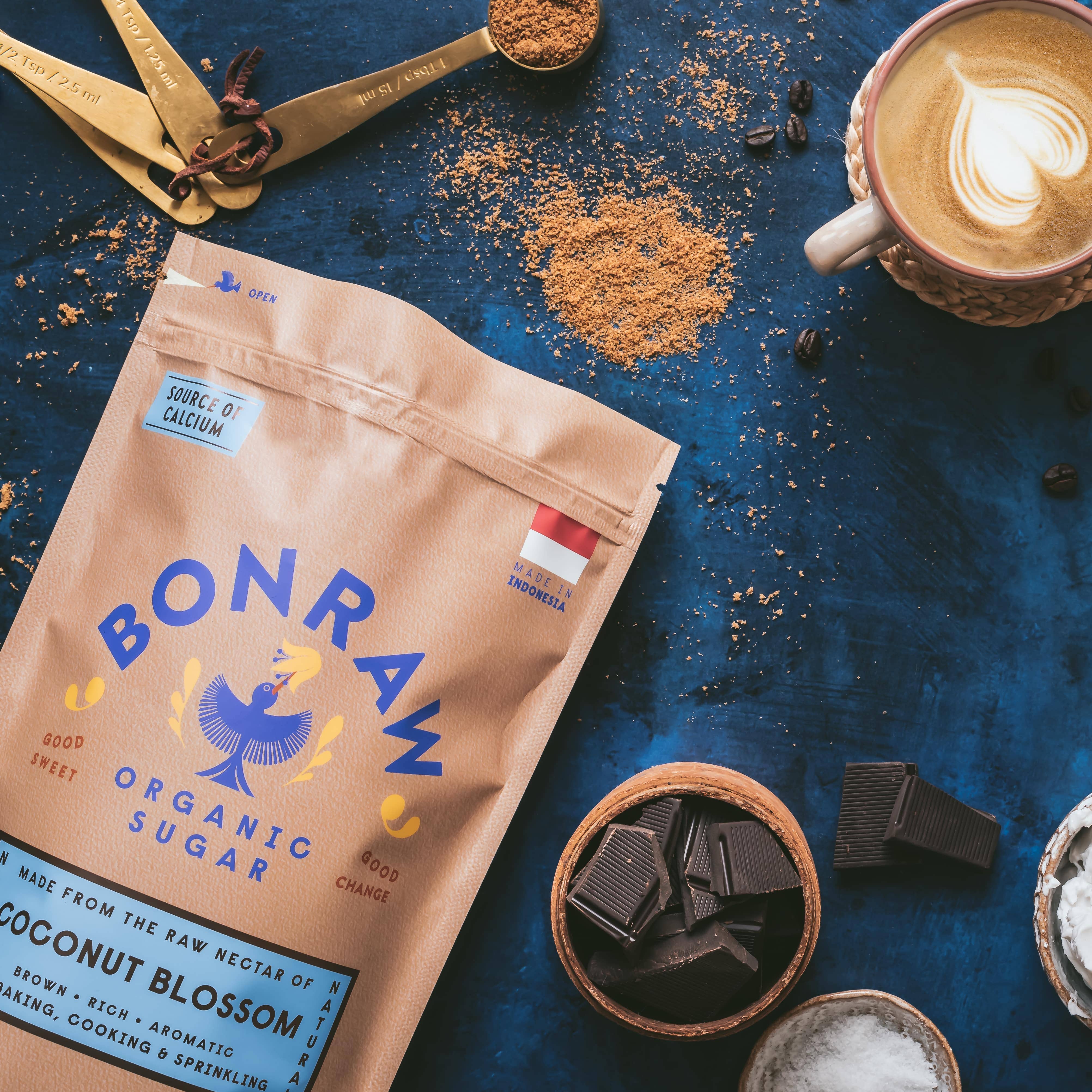 Bonraw Foods – Großhandel Zucker – Bonraw Bio Kokosblütenzucker 200g, 6er-Pack1