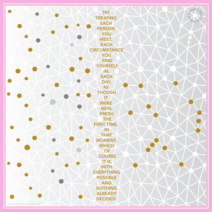 Første gang for engroshandel hos A Prayer into the World