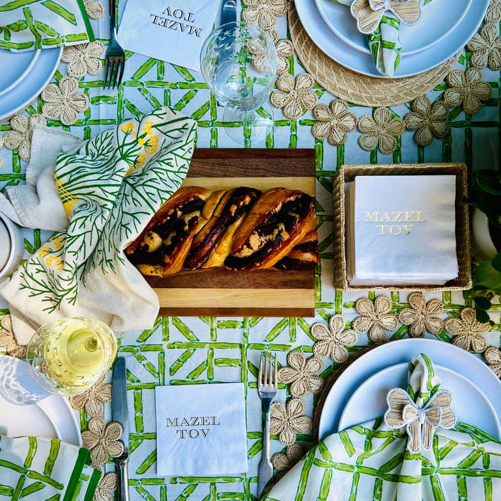 Sunshine Daisy LLC - Wholesale Disposable Napkin - Mazel Tov Cocktail Paper Napkins1