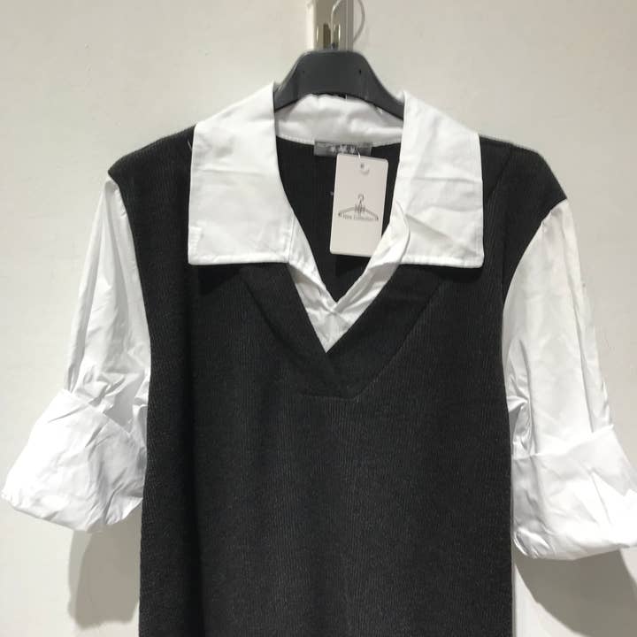 Only Yuan - Vente Chemisier – femme - ref13218 chemisier à col chemise1