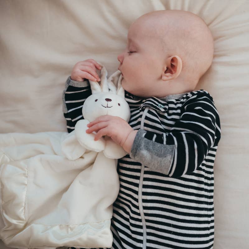 Yikes Twins - Wholesale Security/Cuddle Blanket - Baby - Bunny Lovey security blanket for travel and bedtime3