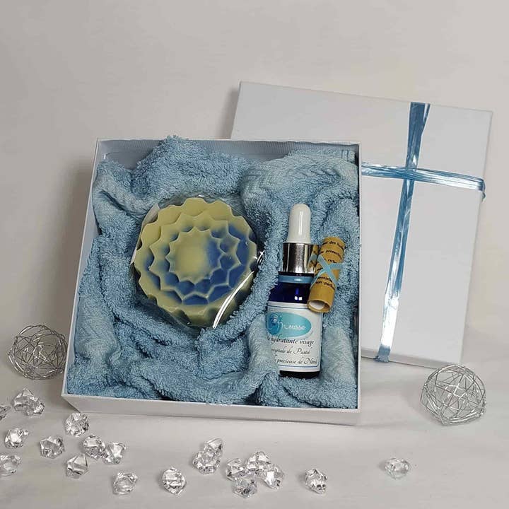 Coffret cadeau "Tout Pastel" pour la vente par Free Mousse