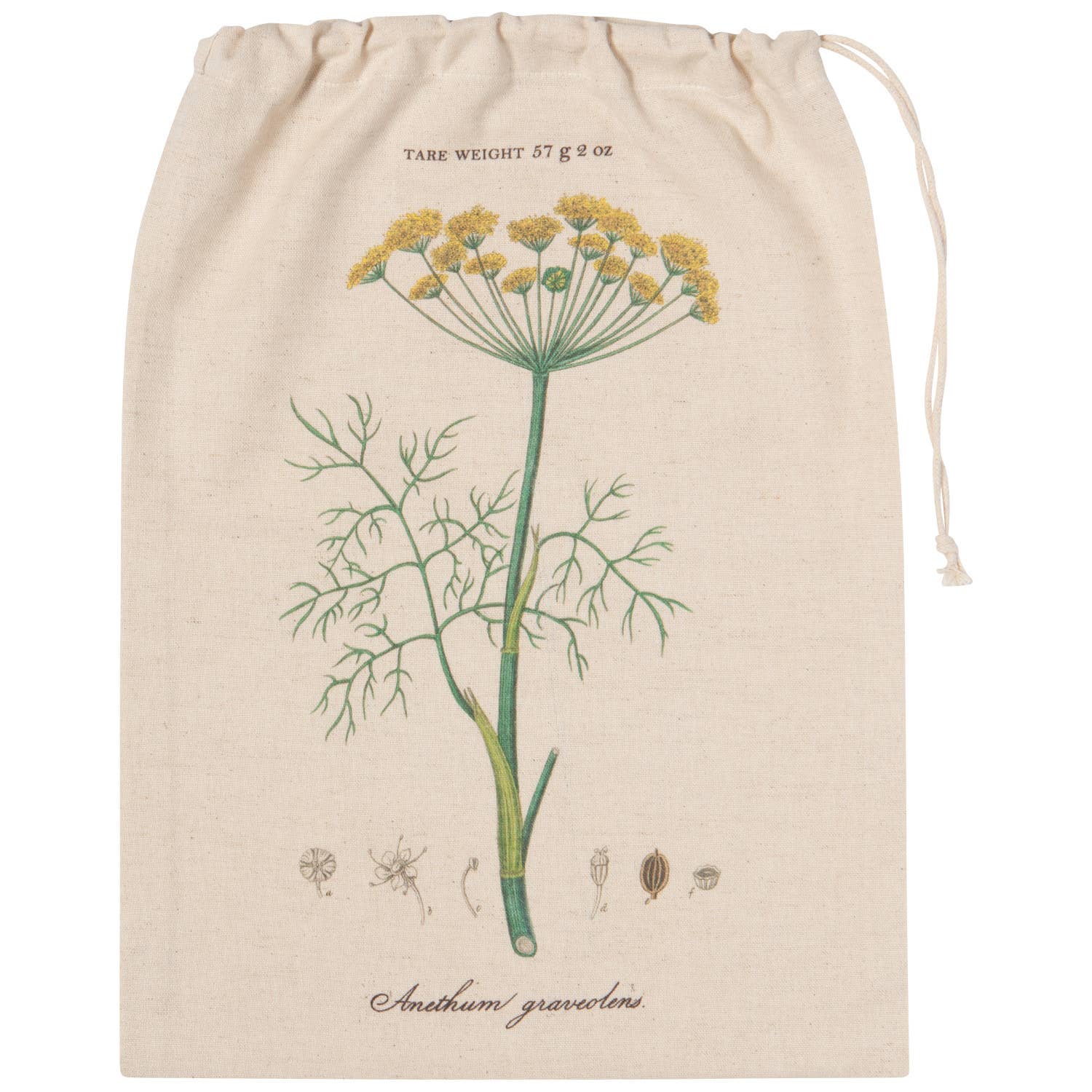 Now Designs by Danica - Wholesale Food Storage Wrap/Bag - Garden Herbs Reusable Produce Bags Set of 36